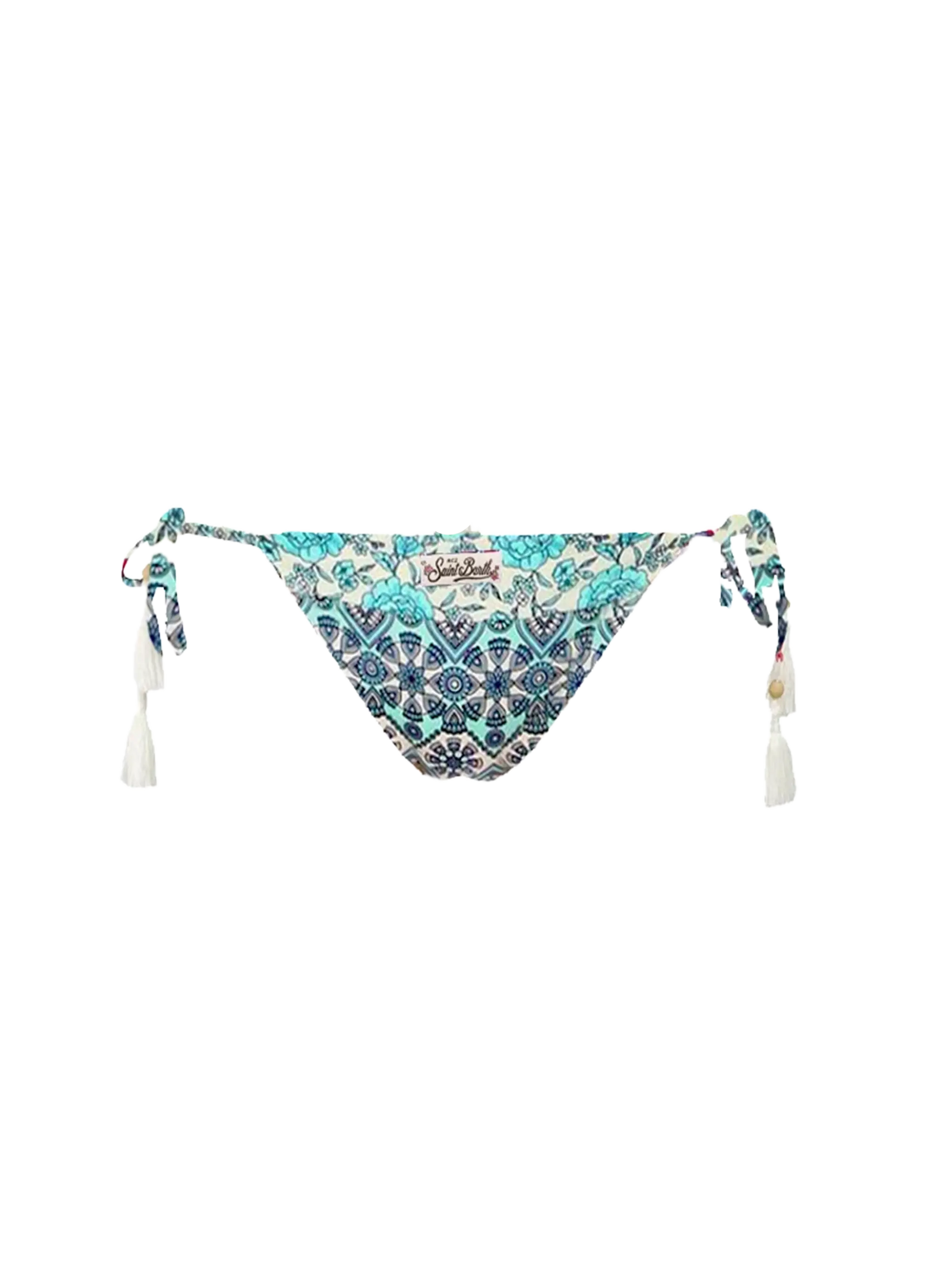 Woman swim briefs with gipsy print - MC2 Saint Barth