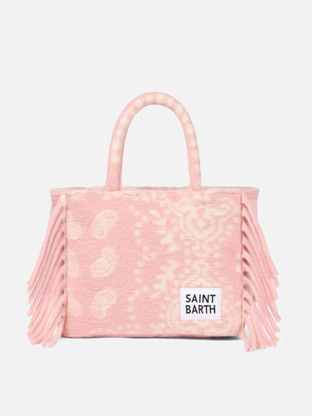 Colette blanket handbag with bandanna print – MC2 Saint Barth