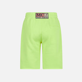 Boy cotton fluo yellow bermuda - MC2 Saint Barth