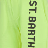 Boy cotton fluo yellow bermuda