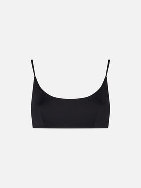 Costume da bagno bralette nero per donna