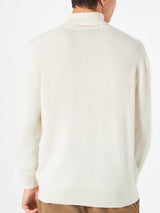 Maglia dolcevita in misto cashmere