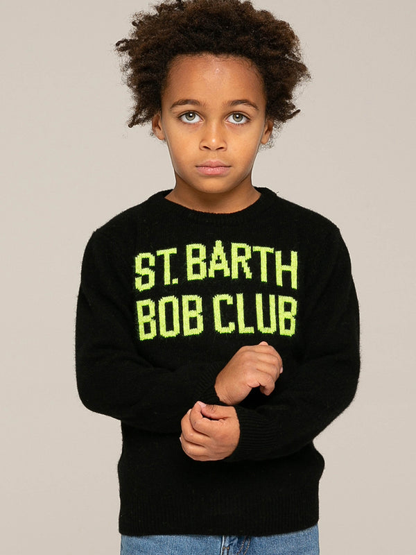 Boy sweater Douglas with St. Barth Bob Club jacquard