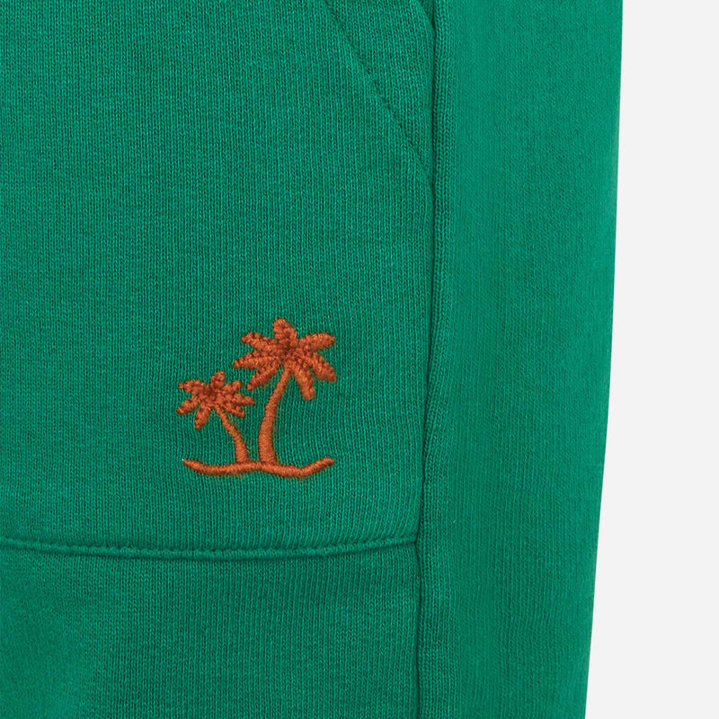 Boy cotton green bermuda