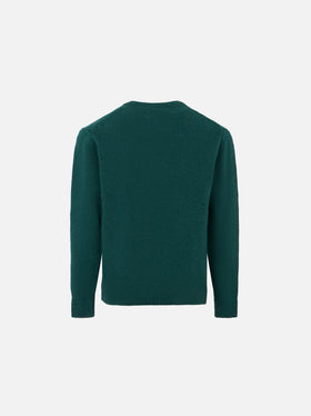 Donegal-Pullover mit Rundhalsausschnitt und Country-Dog-Jacquard für Jungen