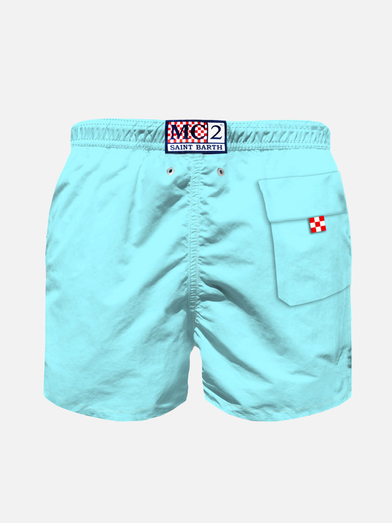 Hellblaue Badeshorts für Jungen