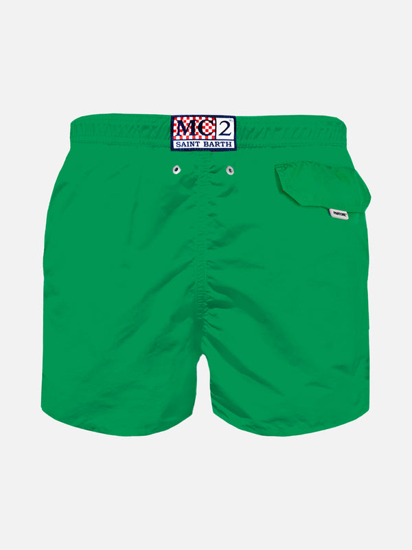 Boy green swim shorts | PANTONE™ SPECIAL EDITION