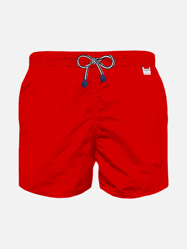 Boy red swim shorts | PANTONE™ SPECIAL EDITION