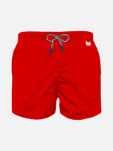 Red light fabric boy swim shorts | Pantone® Special Edition