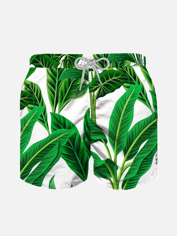 Costume da bagno da bambino con stampa tropicale