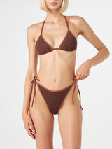 Bikini da donna a triangolo crinkle