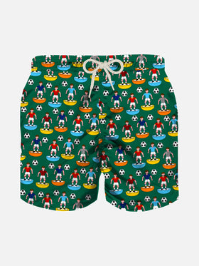 Costume da bagno da bambino con stampa calcio