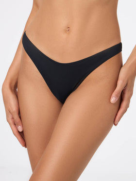 Slip mare da donna a brasiliana nero