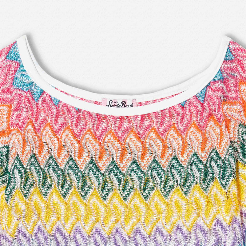 Abito in maglia da bambina Chevron