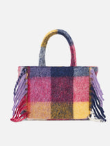 Colette blanket handbag with check print