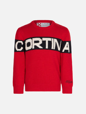 Boy sweater with Cortina embroidery