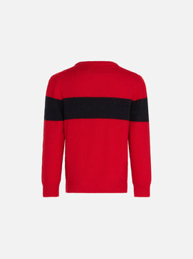 Boy sweater with Cortina embroidery