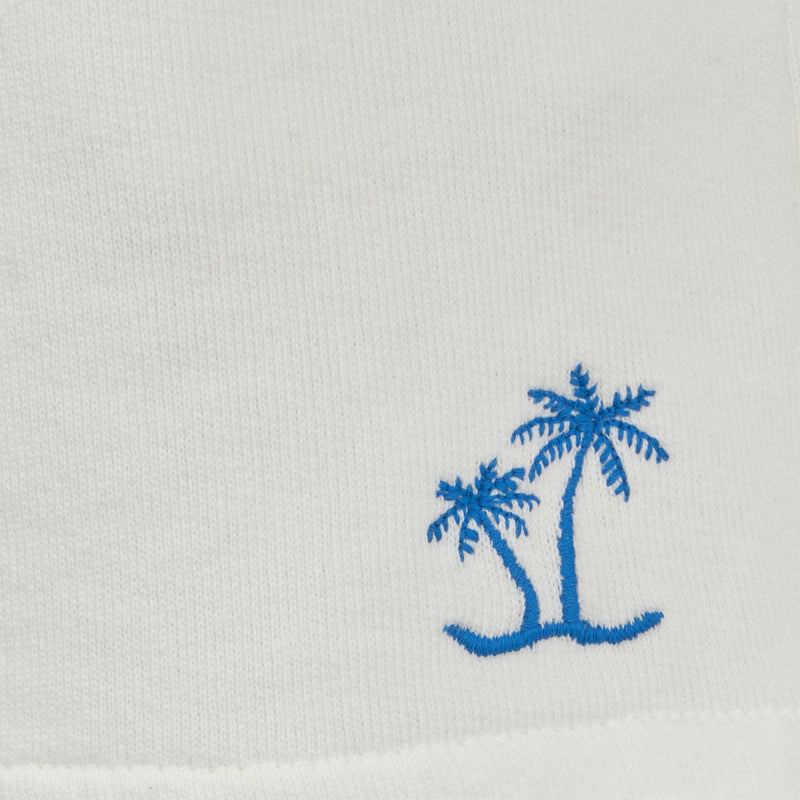 Boy cotton white bermuda