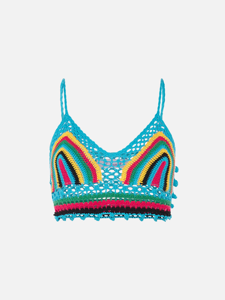 Multicolor crochet top - MC2 Saint Barth