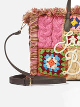 Colette crochet tiles handbag