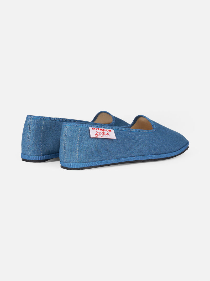 Damen-Jeans-Slipper | MY CHALOM SPECIAL EDITION