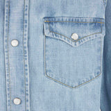 Boy denim linen shirt