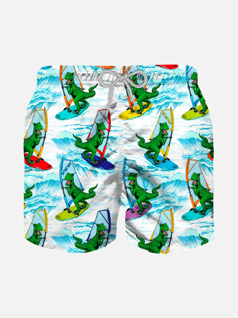 Jungen-Badeshorts mit Dinosaurier-Print