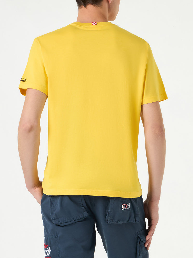 Man cotton t-shirt with Estathé ducky print | ESTATHE' SPECIAL EDITION