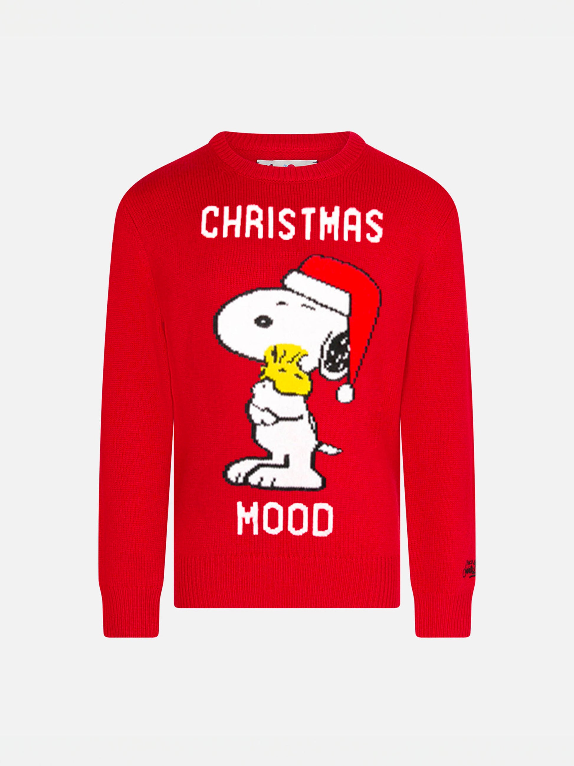 Cashmere Peanuts Christmas Jumper Red Sweater Christmas Snoopy For