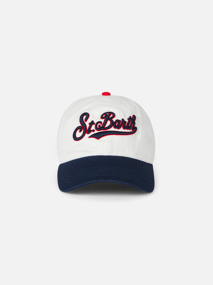 Baseball cap with St. Barth embroidery