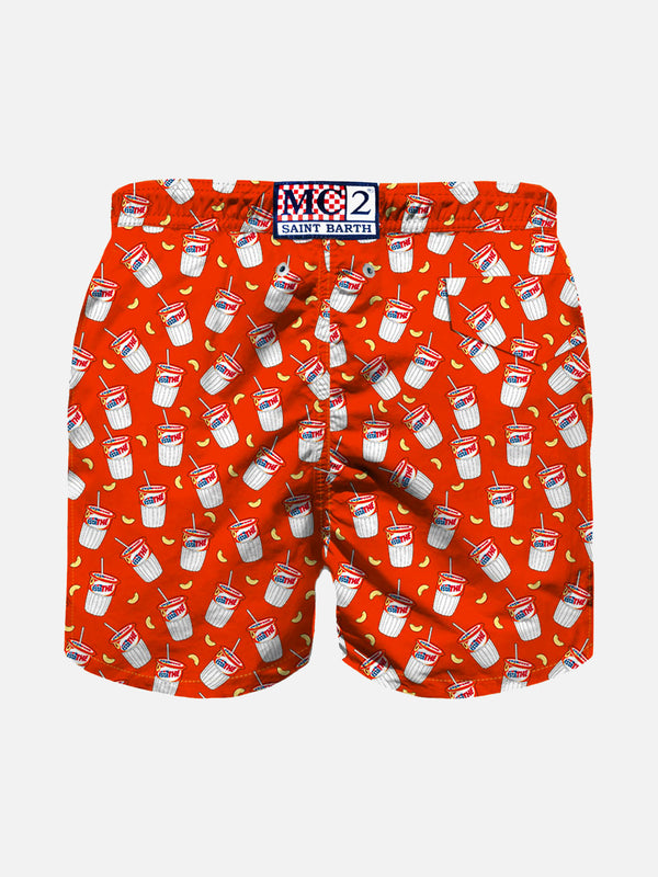 Boy swim shorts with Estathé print  | Estathé® Special Edition