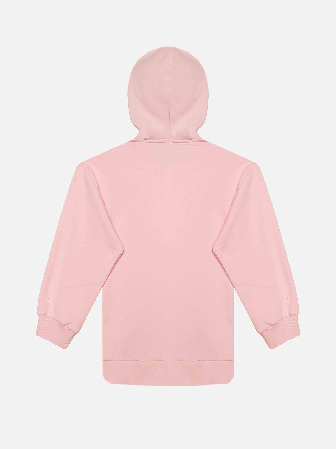 Rosa bestickter Kapuzenpullover für Mädchen