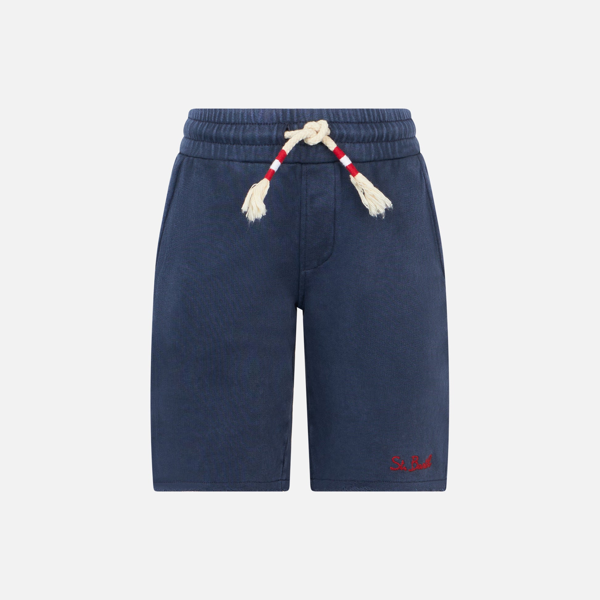 Blue Boy fleece short with pocket - MC2 Saint Barth