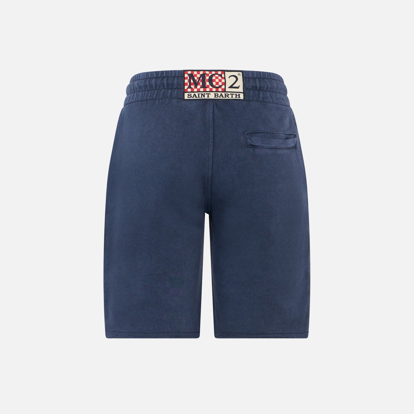 Blue Boy fleece short with pocket - MC2 Saint Barth