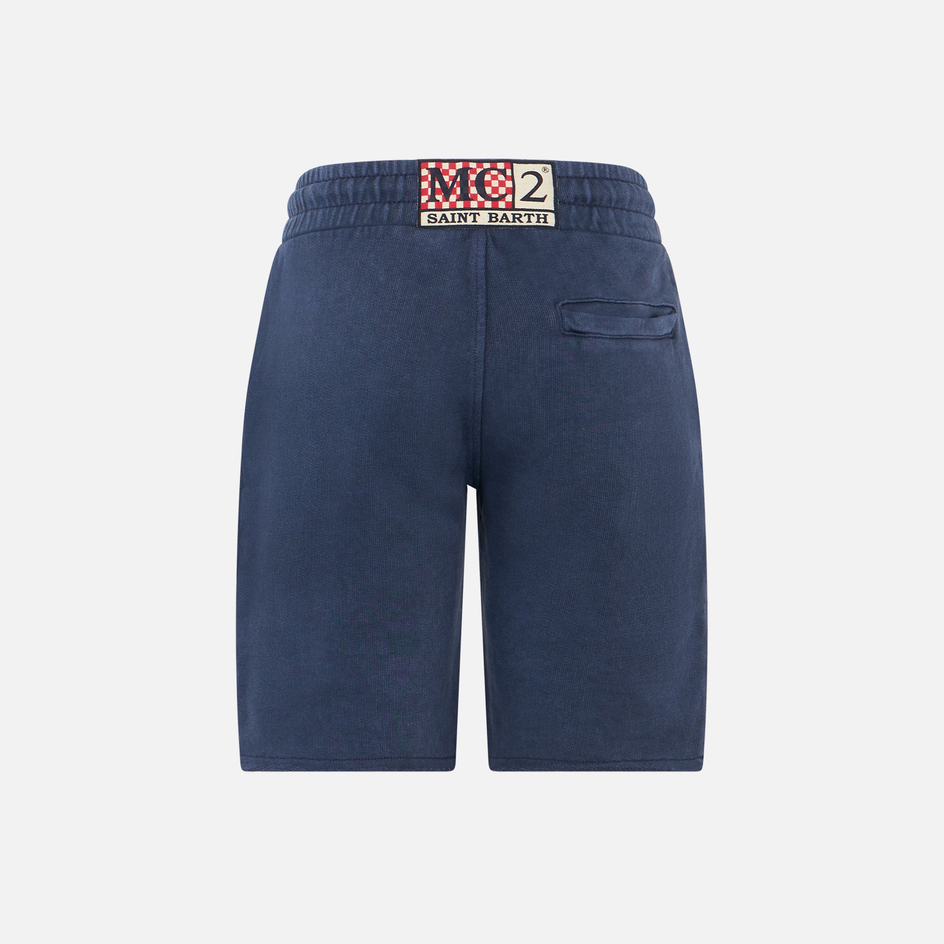 Blue Boy fleece short with pocket - MC2 Saint Barth