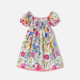 Girl dress flower print