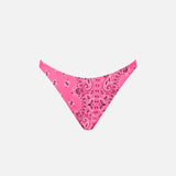 Slip da bagno da donna sgambato con stampa bandana