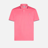 Polo-Piquet für Herren in Fluo-Rosa