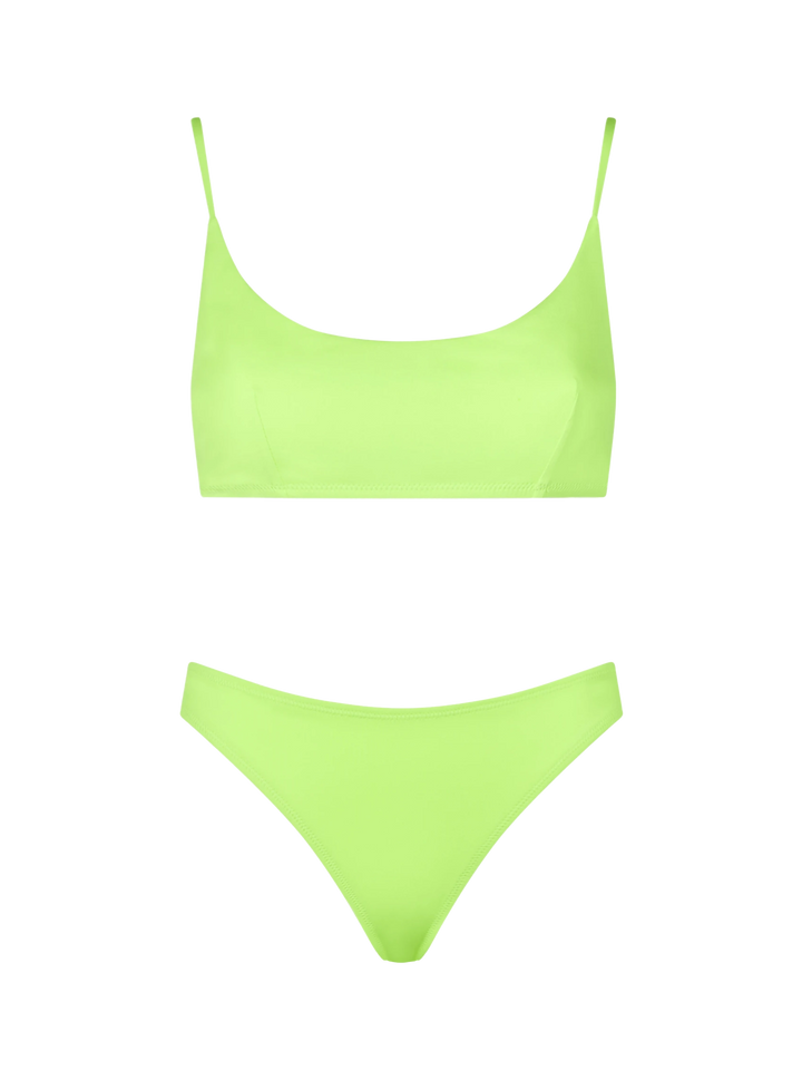 Woman fluo yellow bralette bikini - MC2 Saint Barth