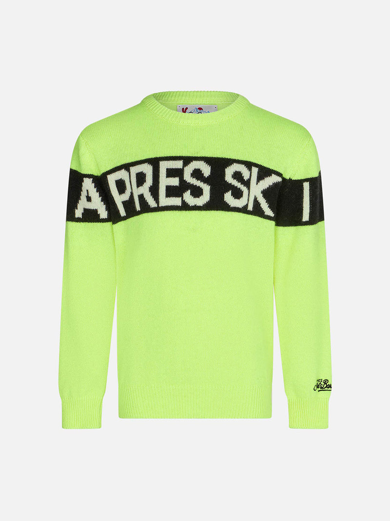 Boy sweater with Apres Ski lettering