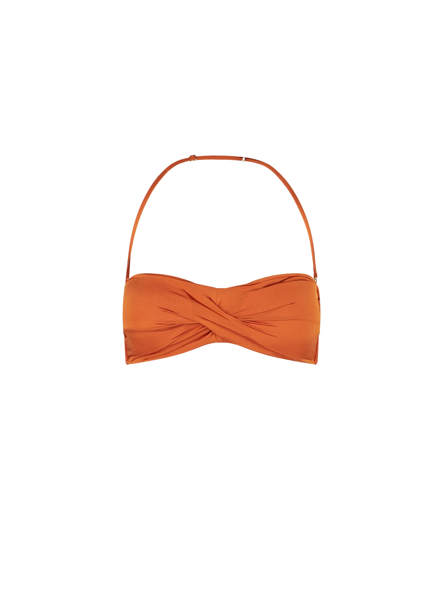 Orange bandeau top