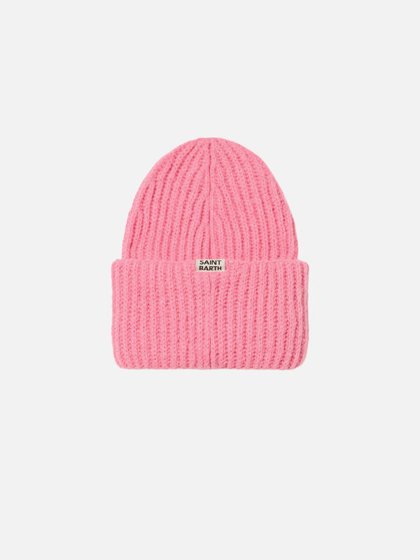 Girl brushed and ultra soft beanie with Apres Chic embroidery