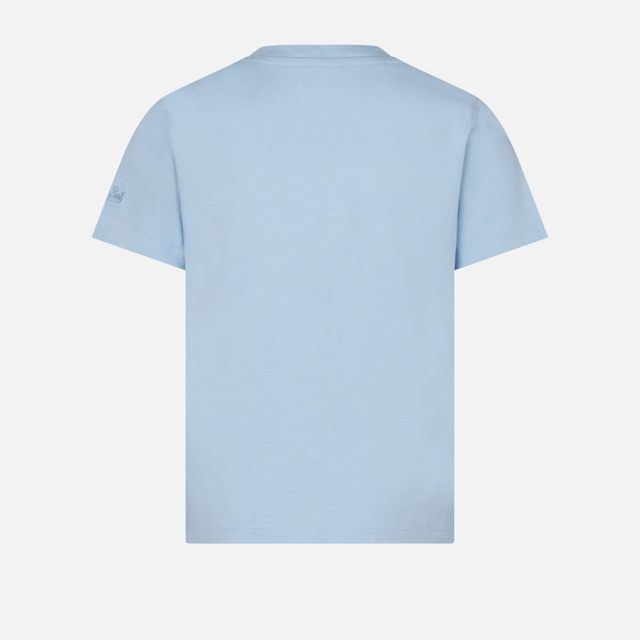 Mädchen-T-Shirt mit „Lost in St Barth“-Stickerei
