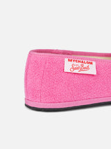 Girl pink terry slipper loafer | MY CHALOM SPECIAL EDITION