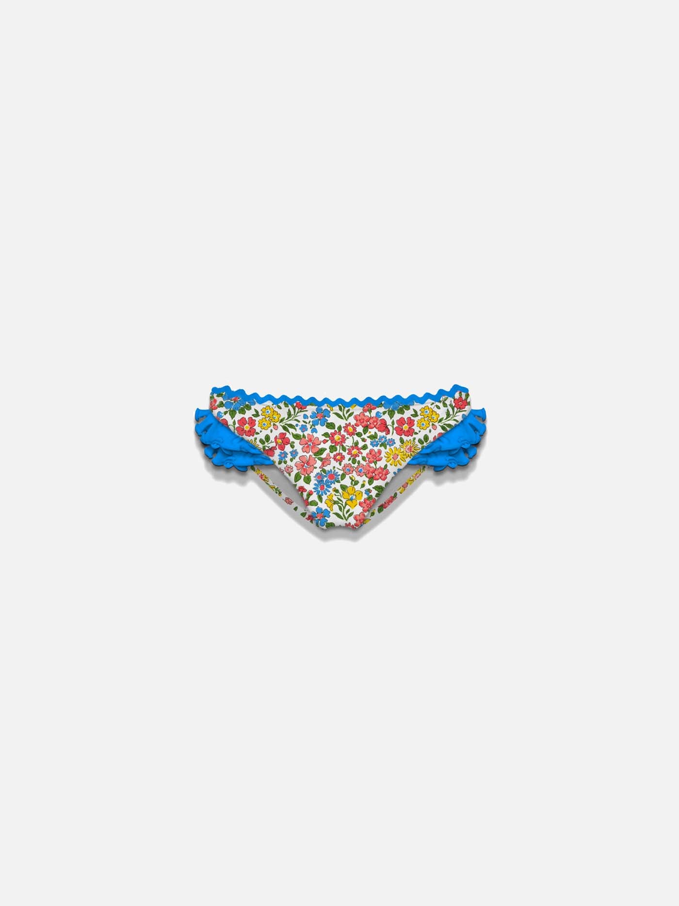 Slip da bagno da bambina con volant stampa fiori | EDIZIONE SPECIALE LIBERTY