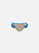 Slip da bagno da bambina con volant stampa fiori | EDIZIONE SPECIALE LIBERTY