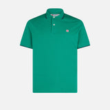 Polo piquet verde con logo St. Barth