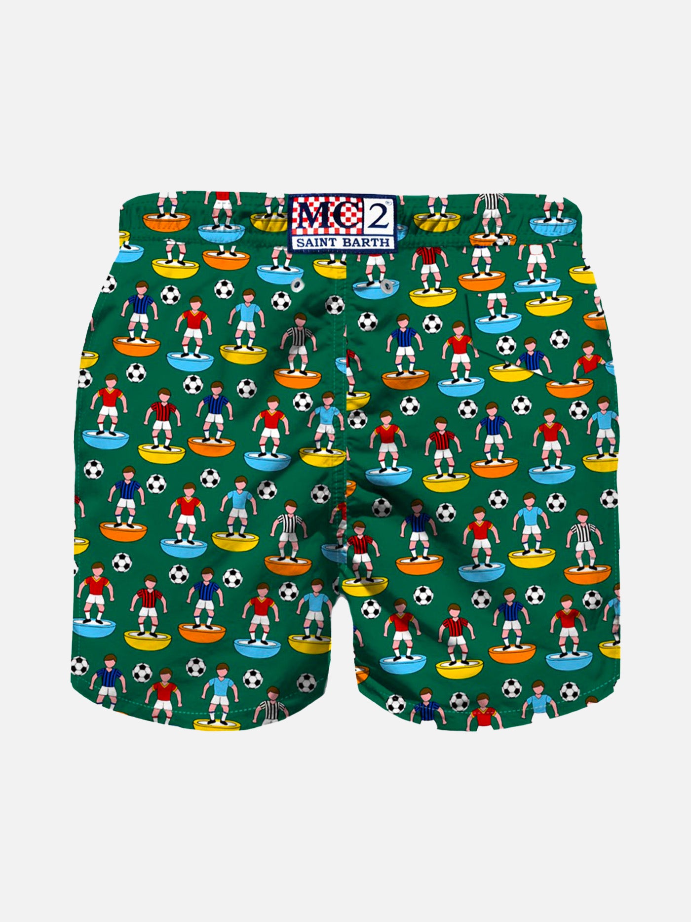 Costume da bagno da bambino con stampa calcio