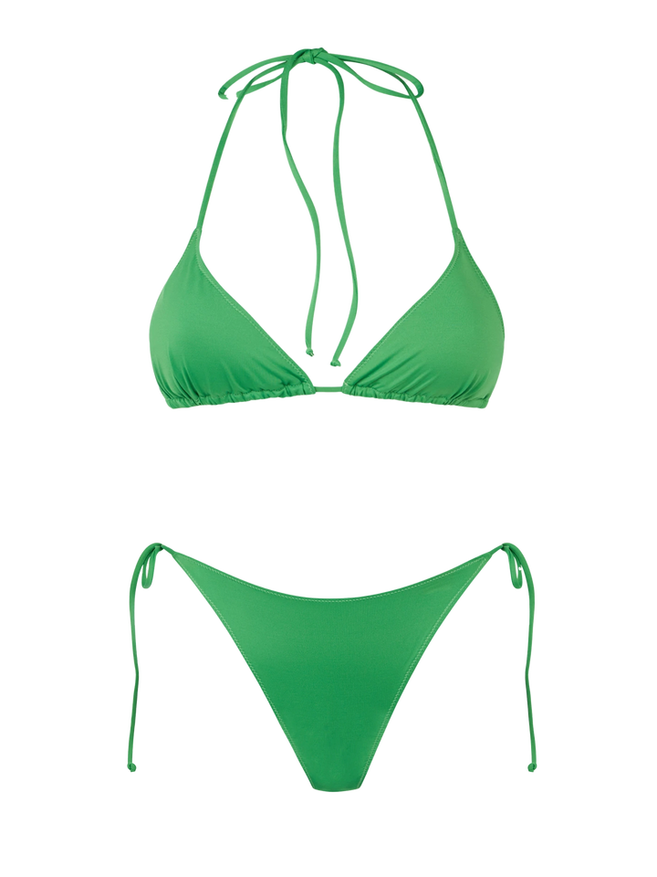 Woman green triangle bikini - MC2 Saint Barth