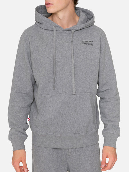 【OVERDUEFLAIR】of lettering t_melange gray Mélange grey hoodie | Pantone® Special Edition – MC2 Saint Barth